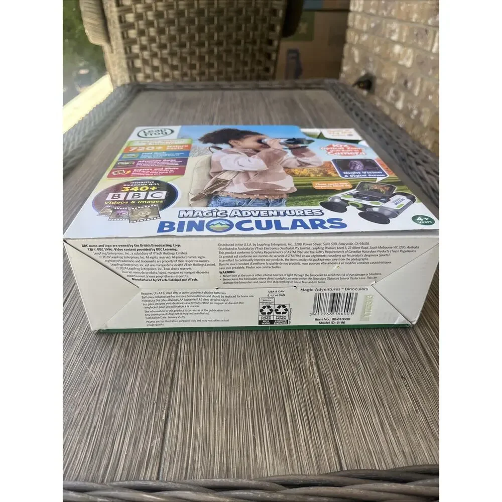 LEAPFROG MAGIC ADVENTURES BINOCULARS 10X ZOOM DIGITAL SCREEN CAMERA BRAND NEW